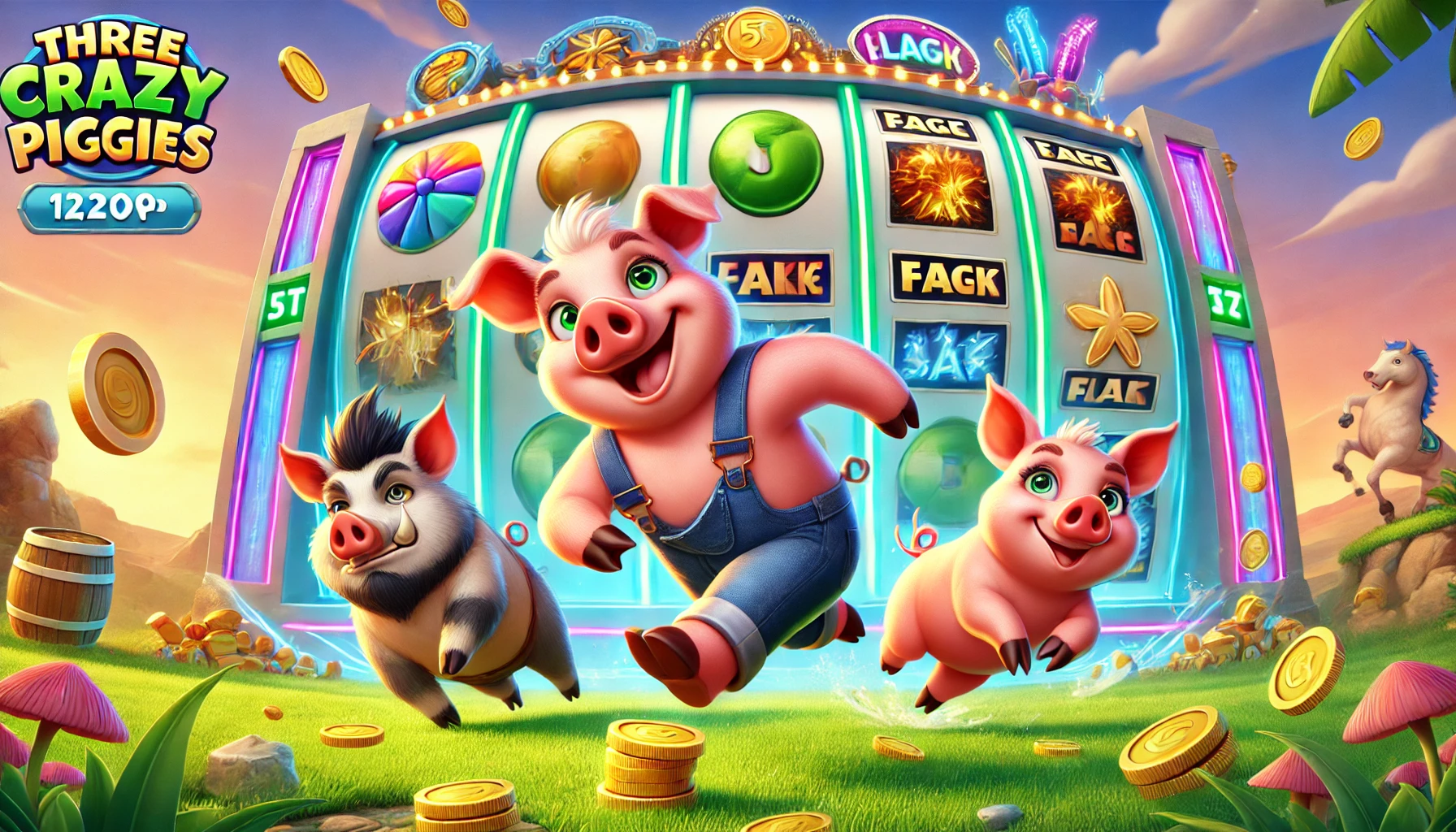 LOGONSLOT - Slot Gacor Three Crazy Piggies Hadir Dengan Aksi Lucu Dan Potensi Menang Besar